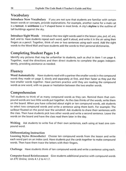 Explode the Code 3, 4 and Teacher's Guide bundle (2nd Edition)