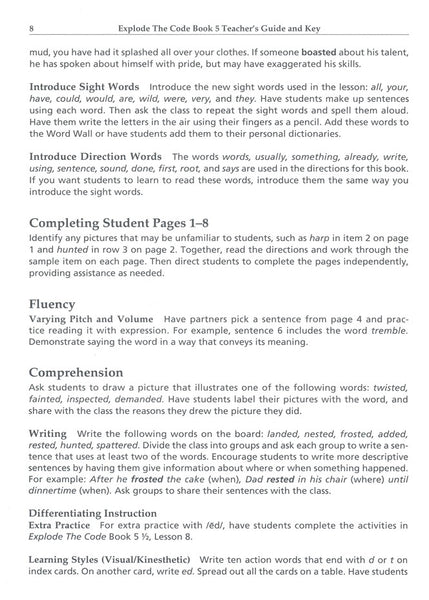 Explode the Code 5, 6 and Teacher's Guide bundle (2nd Edition)