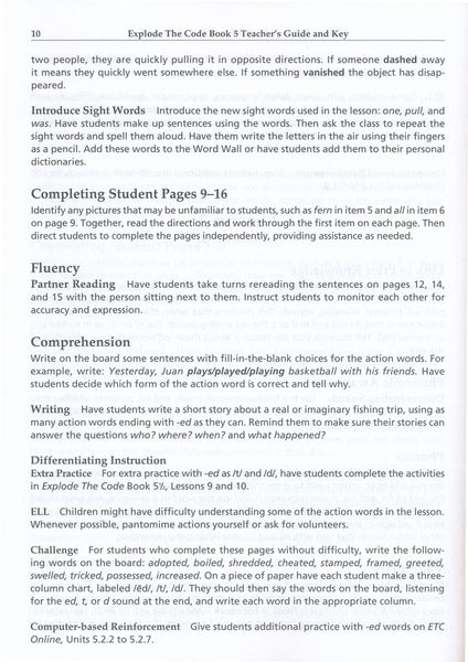 Explode the Code 5, 6 and Teacher's Guide bundle (2nd Edition)