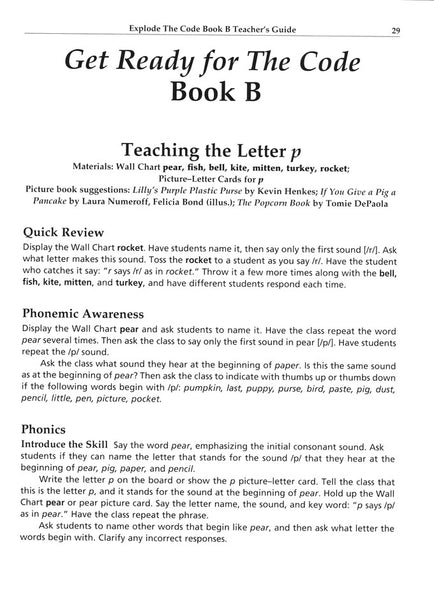 Explode the Code Student Book A, B, C + Teacher's Guide bundle (2nd Edition)