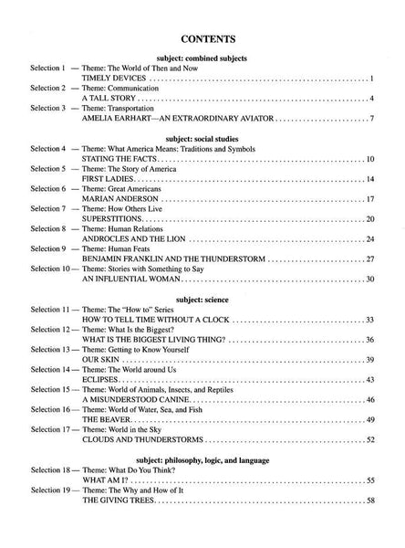 Reading Comprehension in Varied Subject Matter Book 3