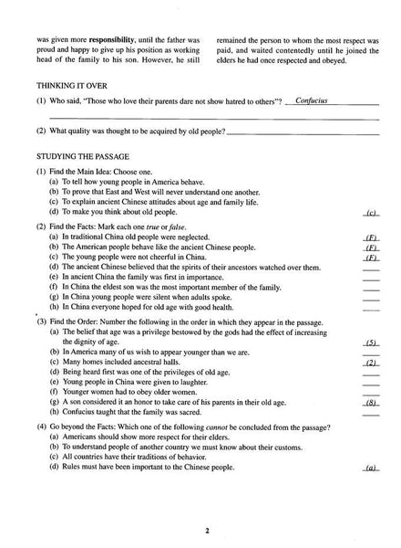 Reading Comprehension in Varied Subject Matter Book 5