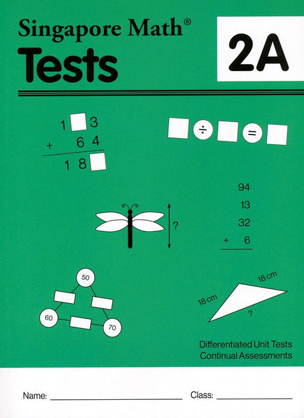 Singapore Math Tests 2A (Common Core Edition)
