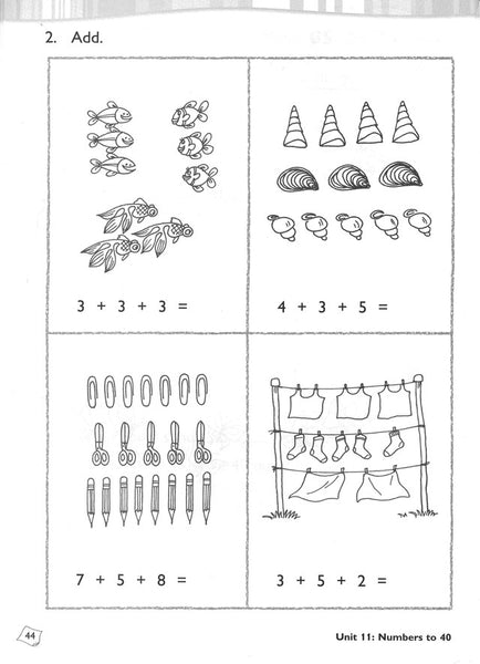Singapore Math: Primary Math Workbook 1B Common Core Edition