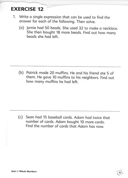 Singapore Math: Primary Math Workbook 4A Common Core Edition