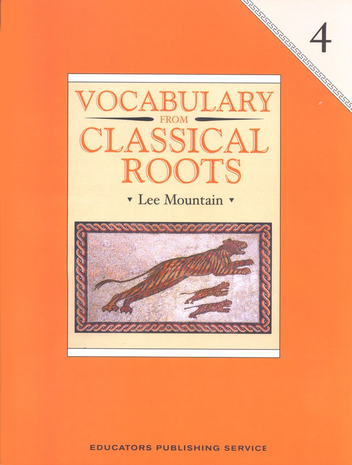 Vocabulary from Classical Roots Student Book 4 and Answer Key Set