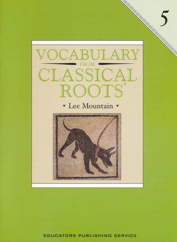 Vocabulary from Classical Roots Student Book 5 and Answer Key Set