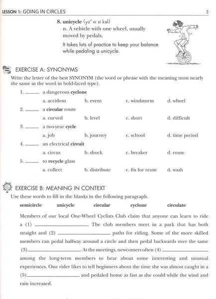Vocabulary from Classical Roots Student Book 5 and Answer Key Set