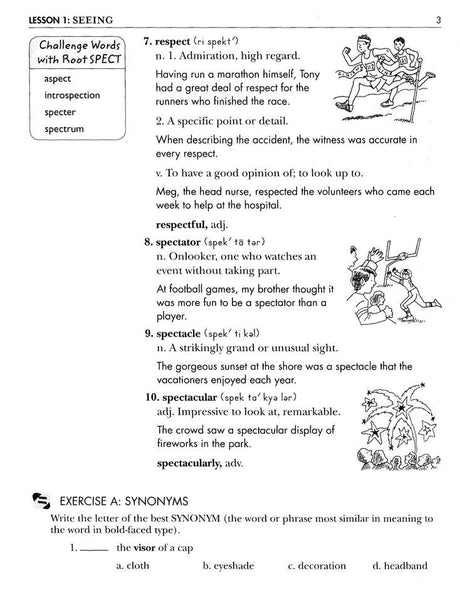 Vocabulary from Classical Roots Student Book 6 and Answer Key Set