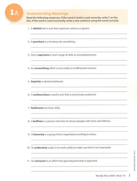 Wordly Wise 3000 Book 10 Student Edition (4th Edition)