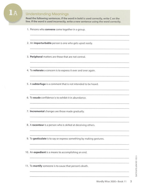 Wordly Wise 3000 Book 11 Student Edition (4th Edition)