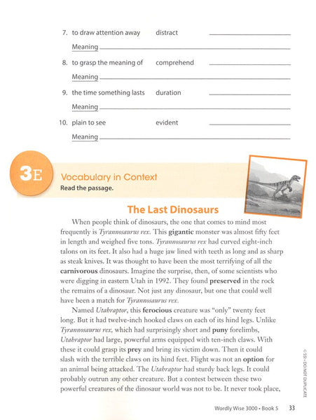 Wordly Wise 3000 Book 5 Student Edition (4th Edition)