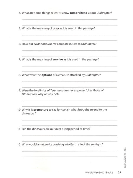 Wordly Wise 3000 Book 5 Student Edition (4th Edition)