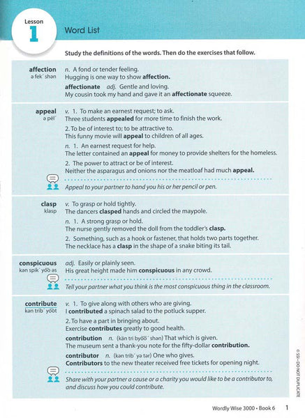 Wordly Wise 3000 Book 6 Student Edition (4th Edition)