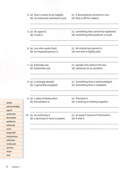 Wordly Wise 3000 Book 7 Student Book and Answer Key Set (4th Edition)