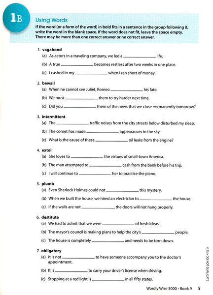 Wordly Wise 3000 Book 9 Student Edition (4th Edition)