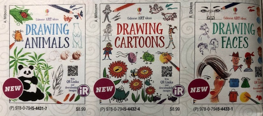 Usborne Art Ideas Book Set (3 Book Set)