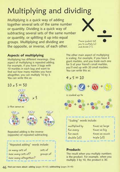 Usborne Illustrated Elementary Math Dictionary IR