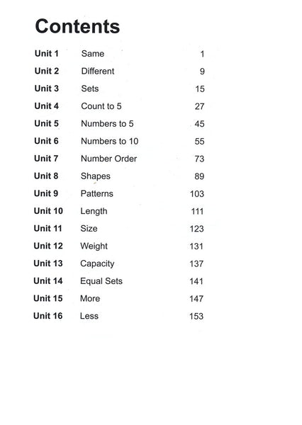 Essential Math Kindergarten A