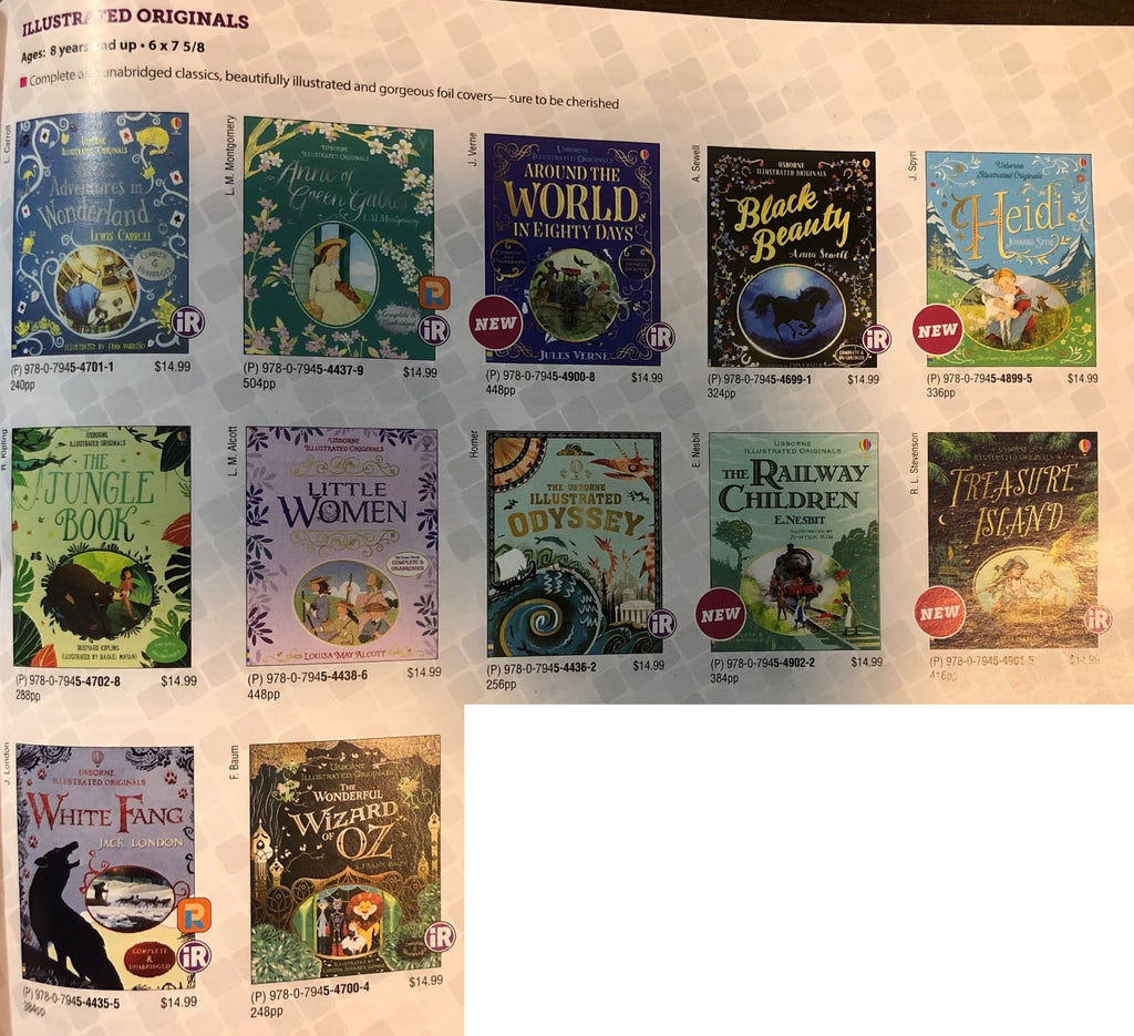 Usborne Illustrated Originals (Choose any 8 books)