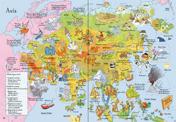Usborne Lift-the-flap Picture Atlas