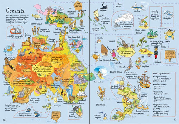 Usborne Lift-the-flap Picture Atlas