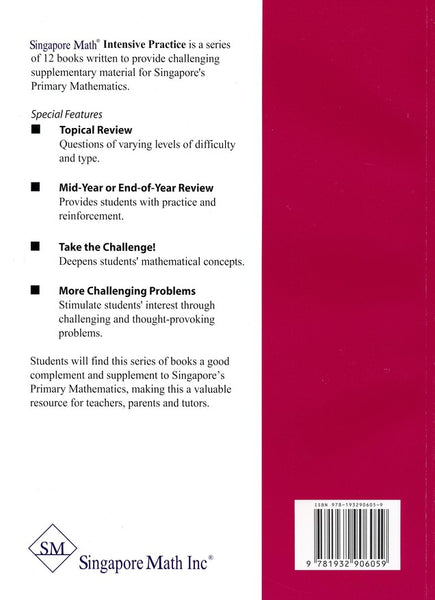 Singapore Math Primary Math Intensive Practice U.S. Ed 3B