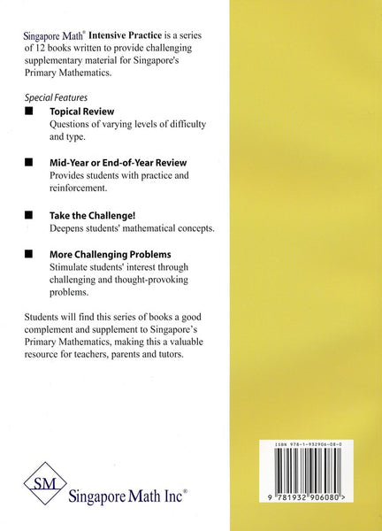 Singapore Math Primary Math Intensive Practice U.S. Ed 5A