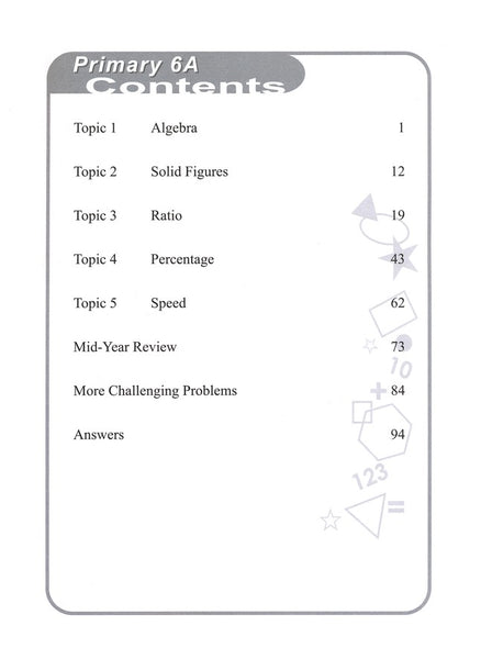 Singapore Math Primary Math Intensive Practice U.S. Ed 6A