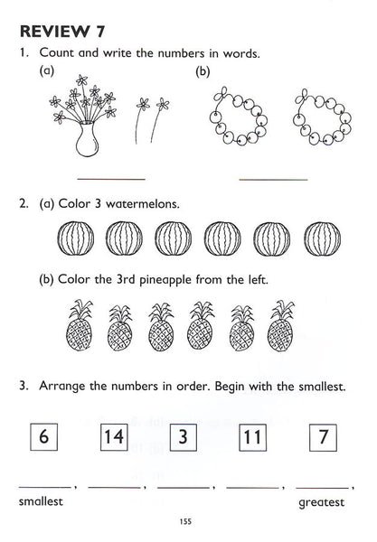 Singapore Math: Primary Math Workbook 1A US Edition