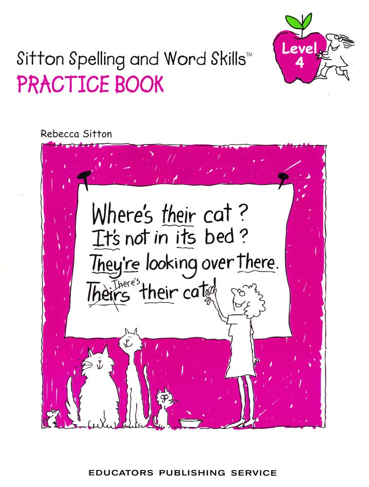 Sitton Spelling and Word Skills Practice Book 4 and Answer Key Set