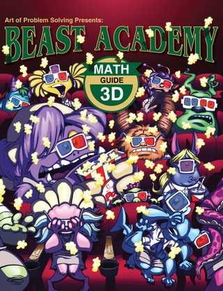 Beast Academy Guide and Practice Books 3D