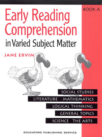 Early Reading Comprehension in Varied Subject Matter Book A