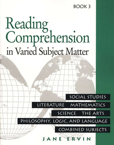 Reading Comprehension in Varied Subject Matter Book 3