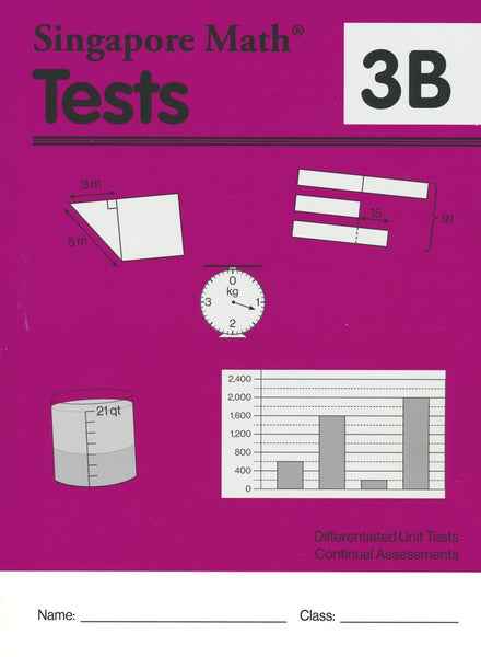 Singapore Math Tests 3B (Common Core Edition)