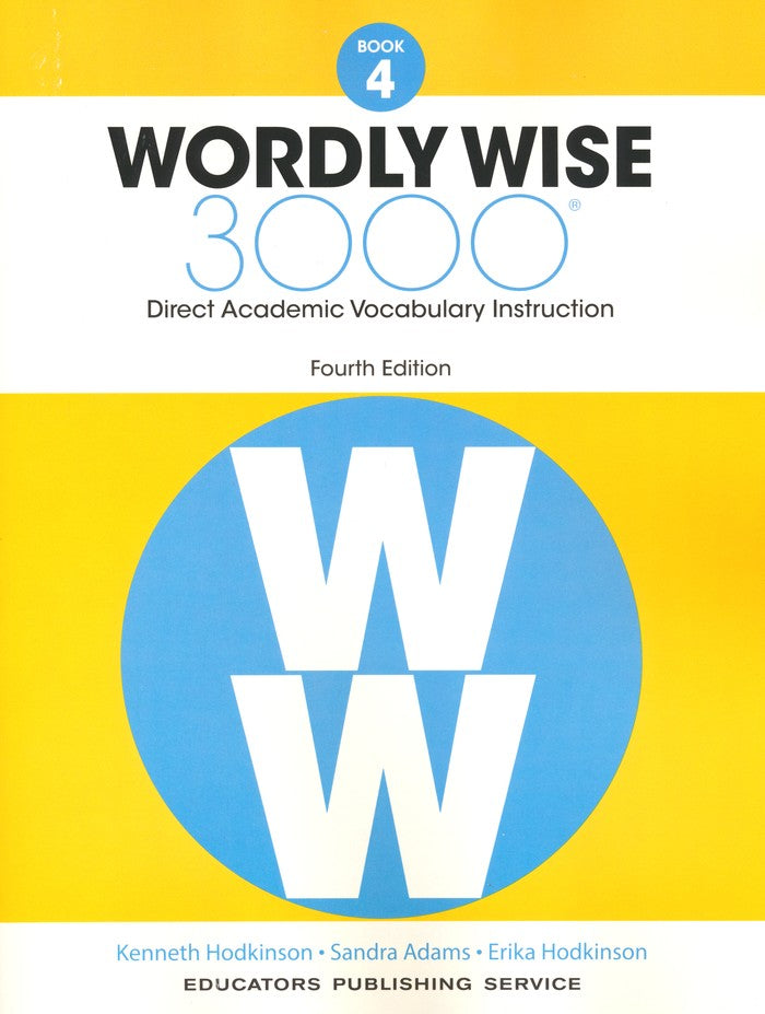 Wordly Wise 3000 Book 4 Student Edition (4th Edition)