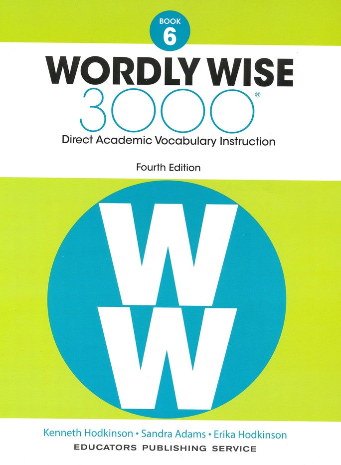 Wordly Wise 3000 Book 6 Student Edition (4th Edition)