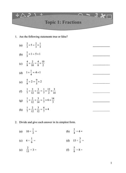 Singapore Math Primary Math Intensive Practice U.S. Ed 6B
